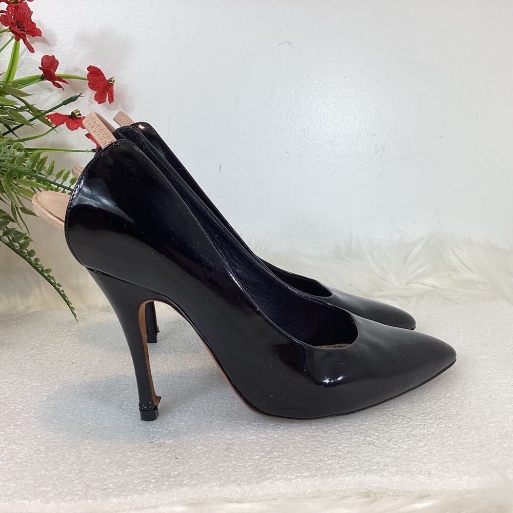 MARC JACOBS PATENT LEATHER SLINGBACK POINT TOE SHOES EUR SZ 38 US 8